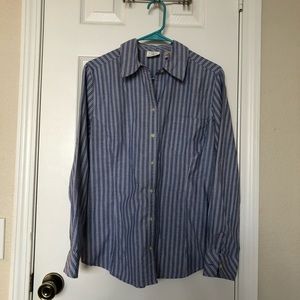 Pinstripe blue button down!